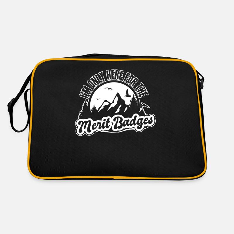 Boy Scout Badge Retro Bag