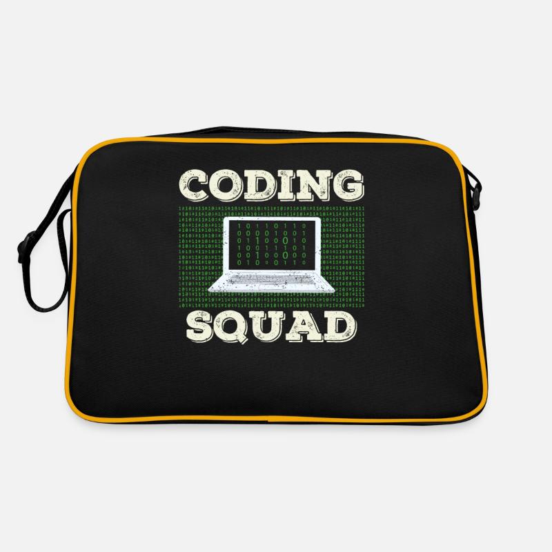 Coding Team Programmierer Coder Programmieren Retro Tasche