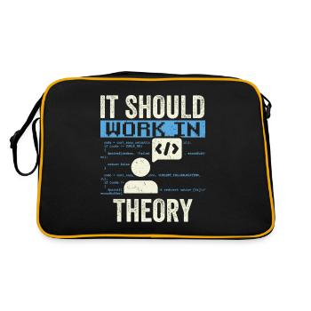 In theory, it should work code coding - Retro Bag - black/gold - Back
