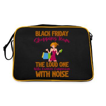 Équipe d’achat du Black Friday 4 - Sac Retro - noir/or - Dos