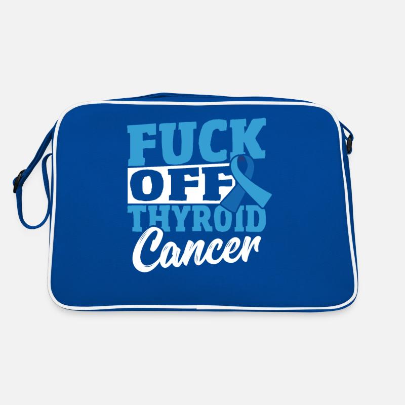 Fuck Off Thyroid Cancer Awareness Thyroidectomy Retro Bag