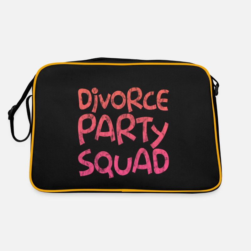 Divorce Party Squad 3 Retro Tasche