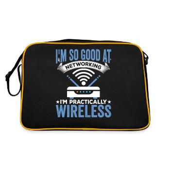 Network Technician Network Administrator - Retro Bag - black/gold - Back