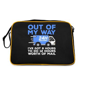 Chauffeur-livreur, appréciation, expert - Sac Retro - noir/or - Dos