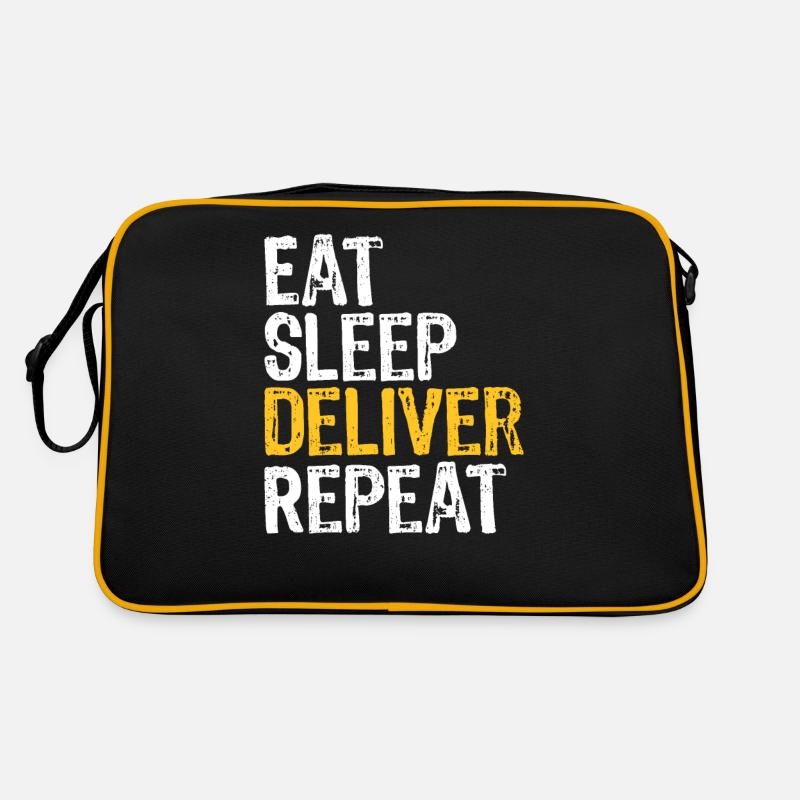 Delivery Driver, Appreciation, Food, Sleep Retro Bag