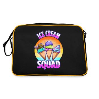 Escouade de crème glacée - Sac Retro - noir/or - Dos