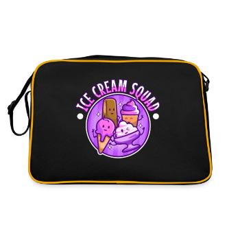 Escouade de crème glacée - Sac Retro - noir/or - Dos