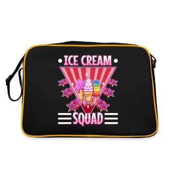 Escouade de crème glacée - Sac Retro - noir/or - Dos