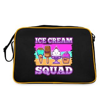Escouade de crème glacée - Sac Retro - noir/or - Dos