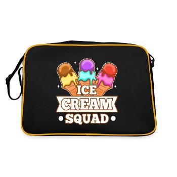 Escouade de crème glacée - Sac Retro - noir/or - Dos