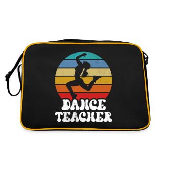 Dance Teacher Dance School Dance Teacher Dance Course - Retro Bag - black/gold - Back