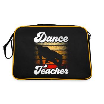 Dance Teacher Dance Teacher Dance Course Dance School - Retro Bag - black/gold - Back