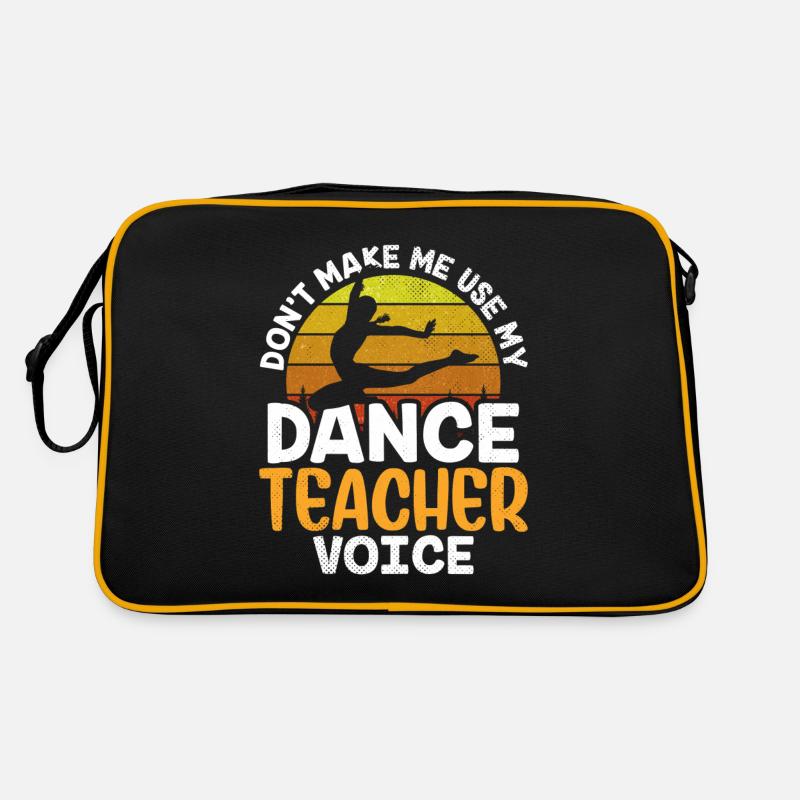 Mon professeur de danse Voix Professeur de danse École de danse Sac Retro