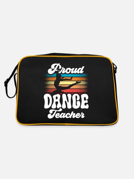 Fier professeur de danse École de danse Professeur de danse Professeur de danse - Sac Retro - noir/or - Dos