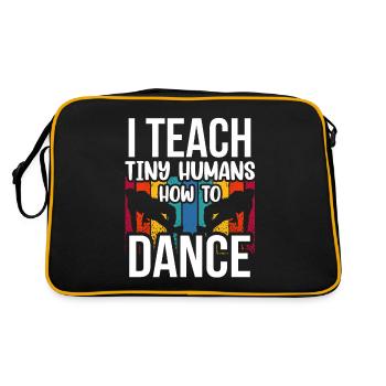 J’apprends aux petits à danser - Sac Retro - noir/or - Dos