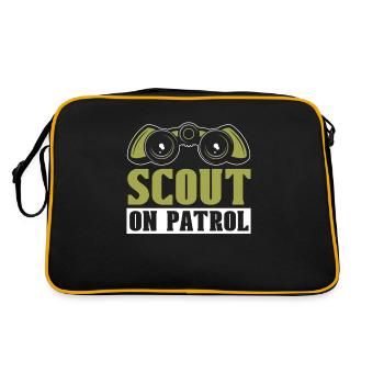 Scout Patrol - Retro Bag - black/gold - Back