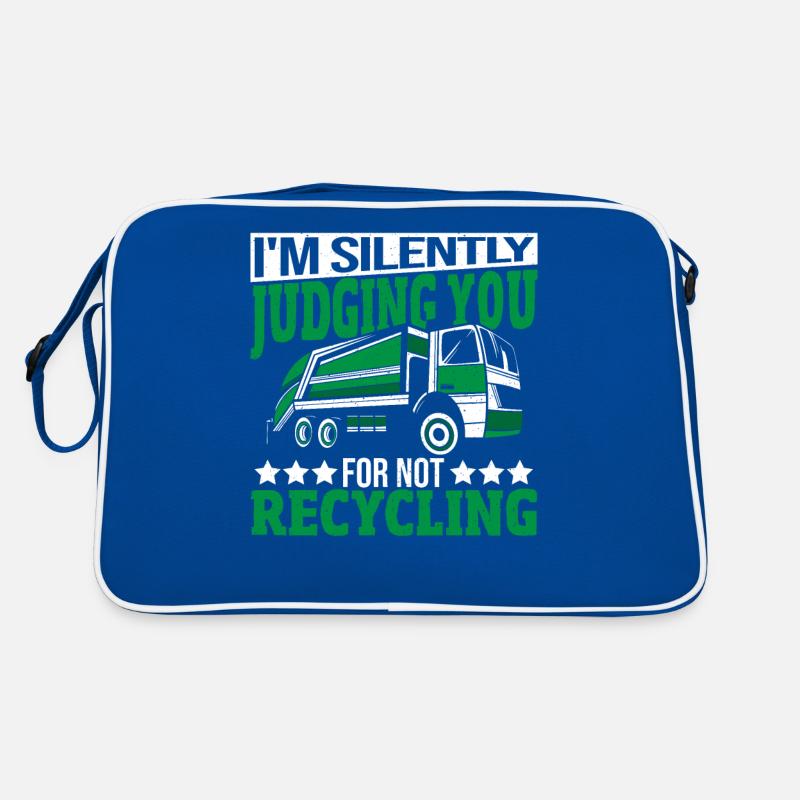 I'm Silently Judging You For Not Recycling Retro Bag