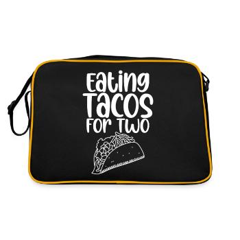 Manger des tacos pour deux 4 - Sac Retro - noir/or - Dos