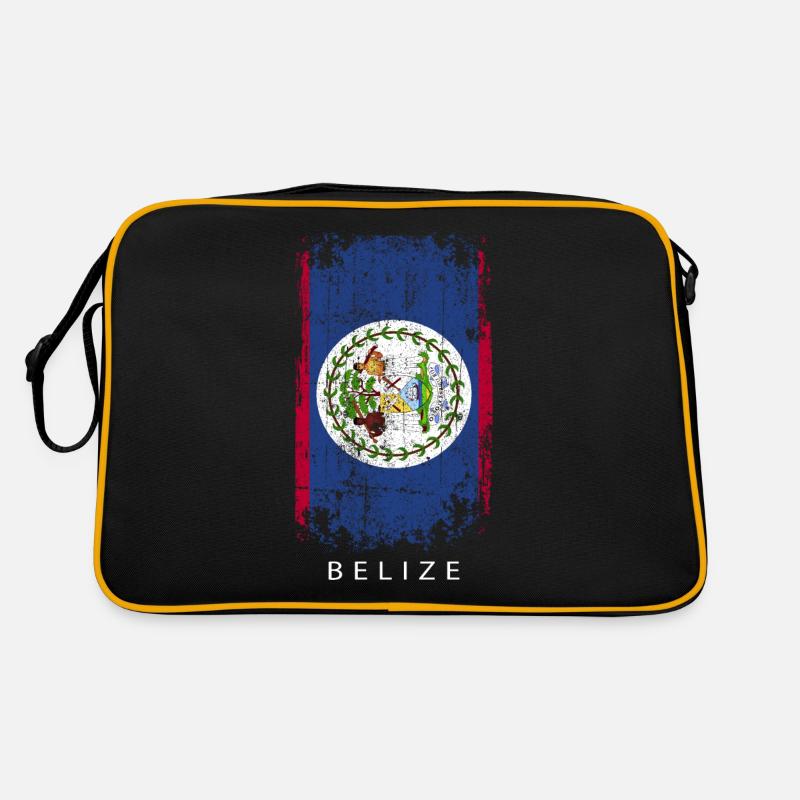 Souvenir Mit Der Landflagge Von Belize Retro Tasche
