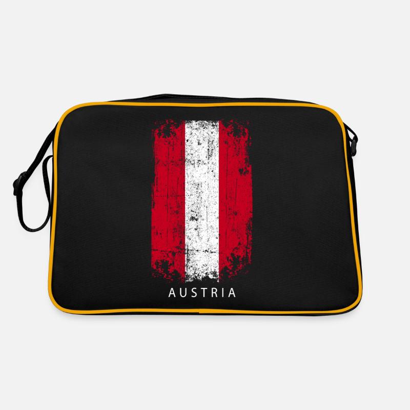 Souvenir avec le drapeau de l’Autriche Sac Retro