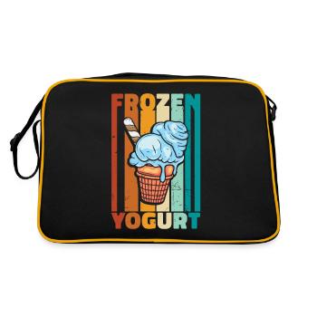 Vintage Yogurt - Retro Bag - black/gold - Back