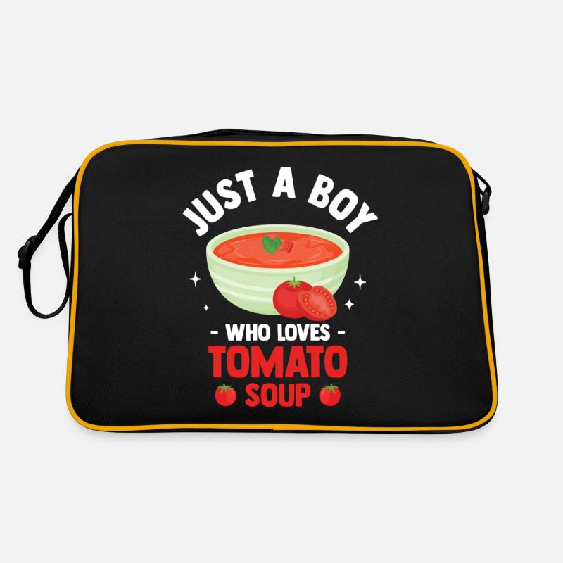 Juste un garçon qui aime la soupe aux tomates Sac Retro