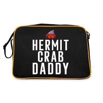 Cadeaux de crabe ermite - Sac Retro - noir/or - Dos