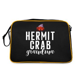 Cadeaux de crabe ermite - Sac Retro - noir/or - Dos