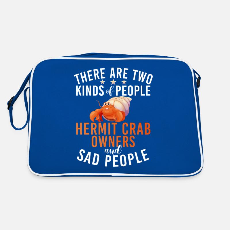 Einsiedlerkrebs-Geschenke Retro Tasche
