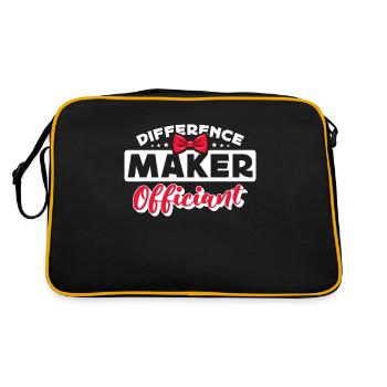 Officiant Difference Maker Officiant Minister - Retro Bag - black/gold - Back