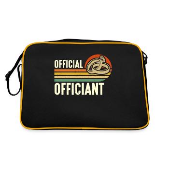 Officiant Officiant Officiel Rétro Wedding Pastor - Sac Retro - noir/or - Dos