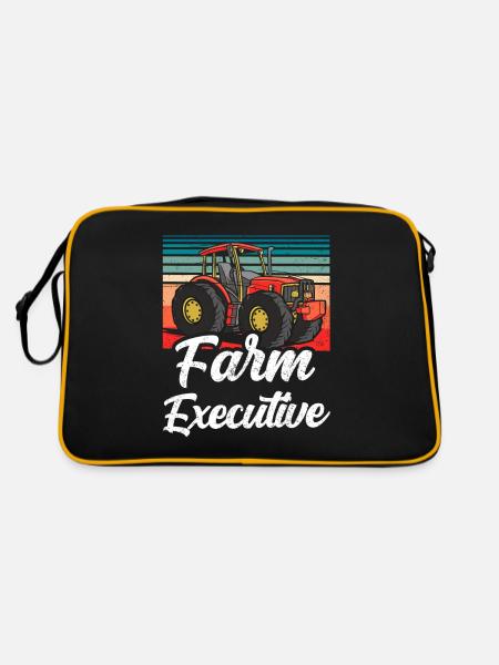 Chef Fermier Agriculteur - Sac Retro - noir/or - Dos