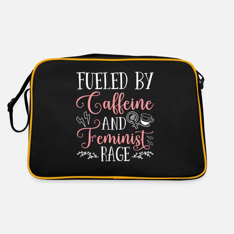 Alimenté par la caféine et la rage féministe Sac Retro