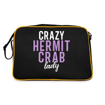 Cadeaux de crabe ermite - Sac Retro - noir/or - Dos