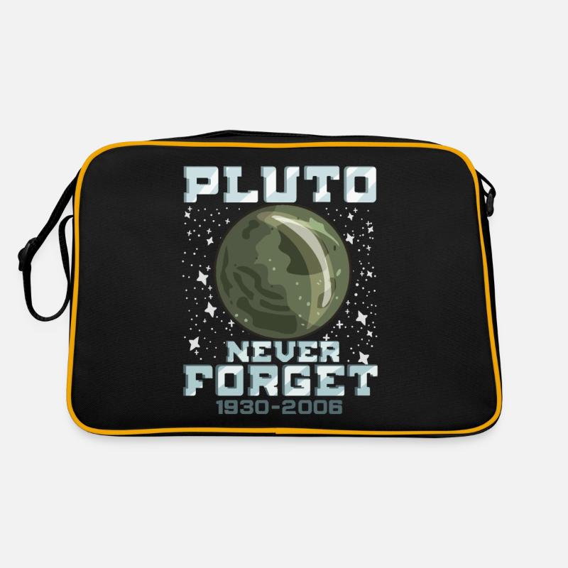 Pluton n’oublie jamais Funny Space Planet Gift Sac Retro