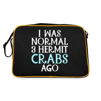 Cadeaux de crabe ermite - Sac Retro - noir/or - Dos