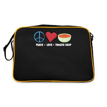 Soupe aux tomates - Sac Retro - noir/or - Dos