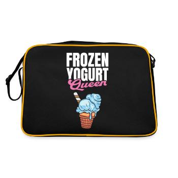 Frozen Yogurt Queen - Retro Bag - black/gold - Back
