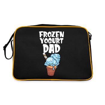 Frozen Yogurt Dad - Retro Bag - black/gold - Back