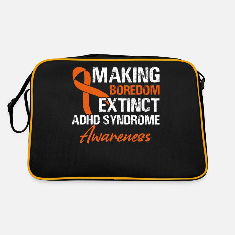 Laisser l’ennui s’éteindre Syndrome du TDAH Sac Retro