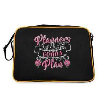 Les planificateurs de mariage vont planifier le coordinateur de mariage - Sac Retro - noir/or - Dos