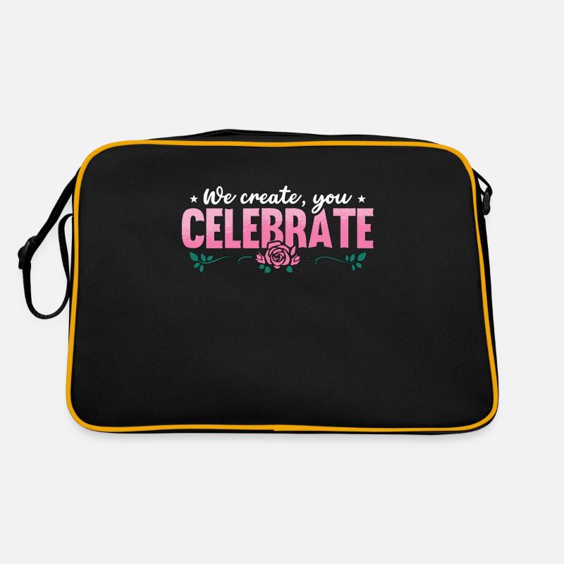 Wedding Planner We Create You Celebrate Planner Retro Bag