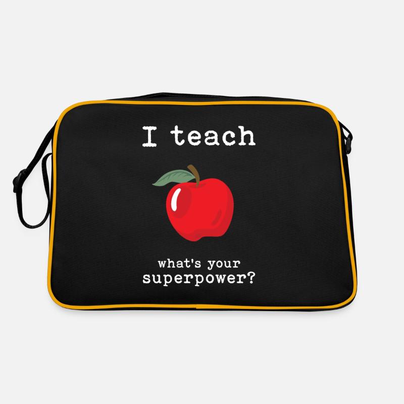 Lehrer Geschenk Schule Schüler Klassenlehrer Retro Tasche