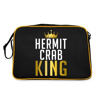 Cadeaux de crabe ermite - Sac Retro - noir/or - Dos