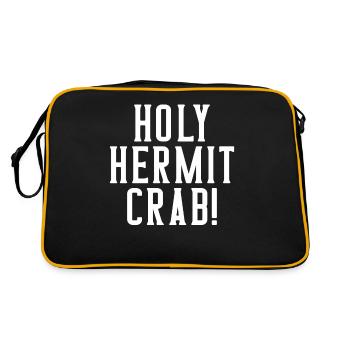 Cadeaux de crabe ermite - Sac Retro - noir/or - Dos