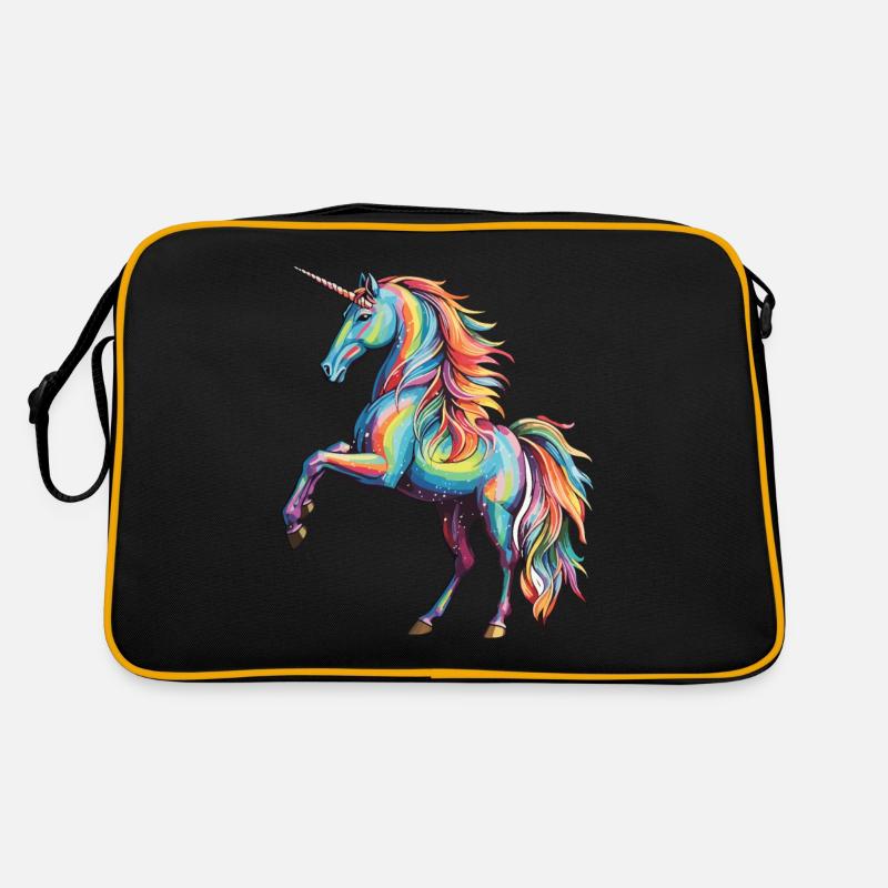 Licorne arc-en-ciel Sac Retro