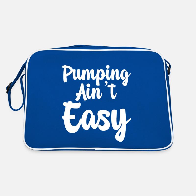 Pumping Ain't Easy Retro Tasche