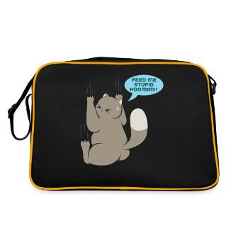Chat - Sac Retro - noir/or - Dos