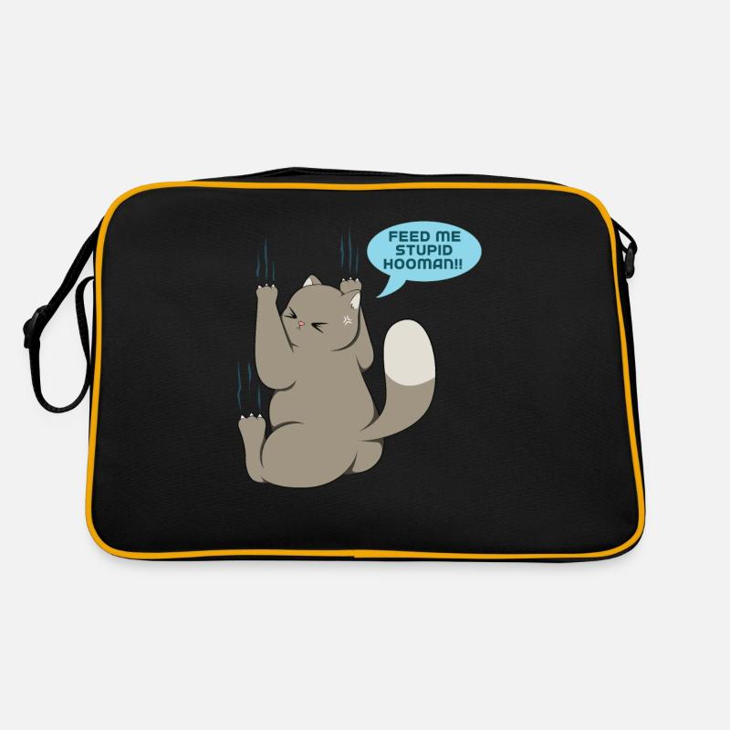 Katze Retro Tasche
