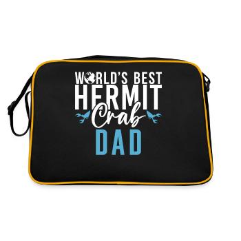 Cadeaux de crabe ermite - Sac Retro - noir/or - Dos